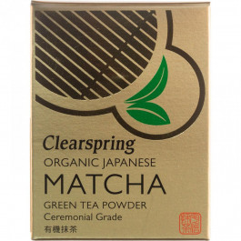   Clearspring Чай зелений  Matcha Ceremonial Grade органічний 30 г (5021554988496)