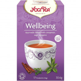   Yogi Tea Чай трав'яний  Wellbeing органічний 30.6 г (17 шт. х 1.8 г) (4012824401587)