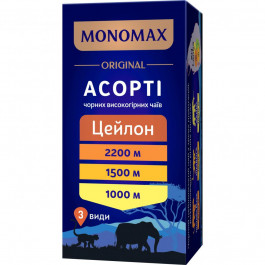   Мономах Чай чорний Original Асорті Цейлон 21х2 г (4823115403360)