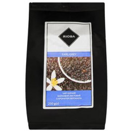   Rioba Чай  Earl Grey чорний листовий з аромат бергамоту 250г