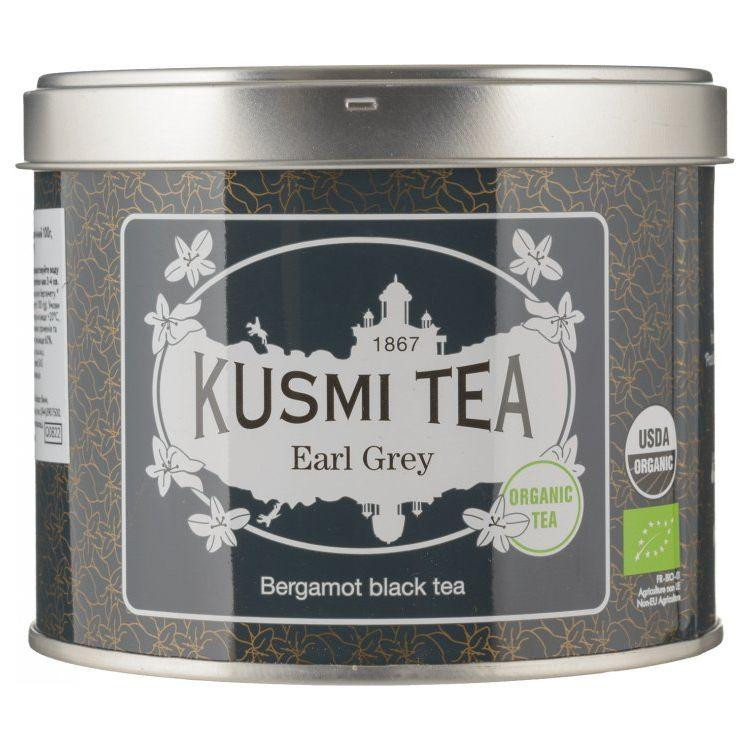 Kusmi Tea Чай чорний  Earl Grey органічний, 100 г (3585810080475) - зображення 1