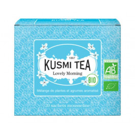   Kusmi Tea Зеленый чай органический  Lovely Morning в пакетиках 20 шт