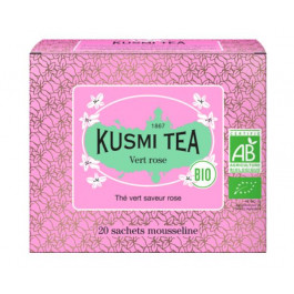   Kusmi Tea Зеленый чай органический  Green Rose в пакетиках 20 шт