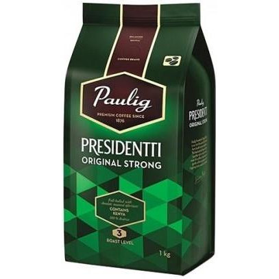 Paulig Presidentti Original strong зерно 1 кг (6411300169344) - зображення 1