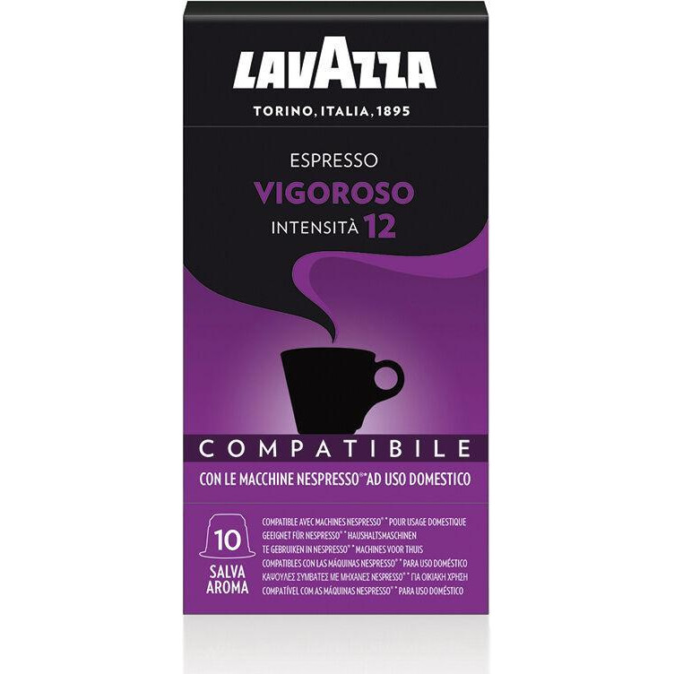 Lavazza Vigoroso Nespresso в капсулах 10 шт. - зображення 1