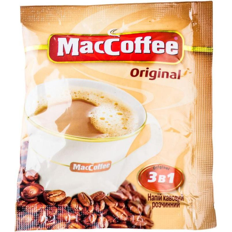 MacCoffee 3в1 Original кофейный напиток 20гx1 - зображення 1