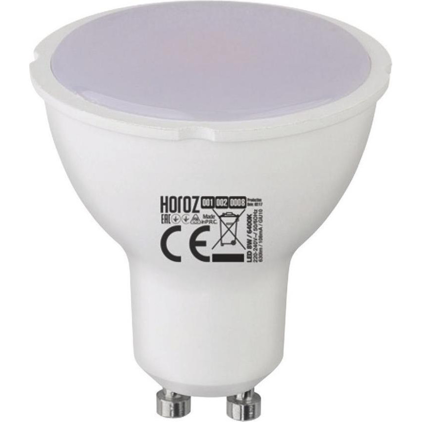 Horoz Electric LED PLUS-8 8W GU10 4200K (001-002-0008-031) - зображення 1