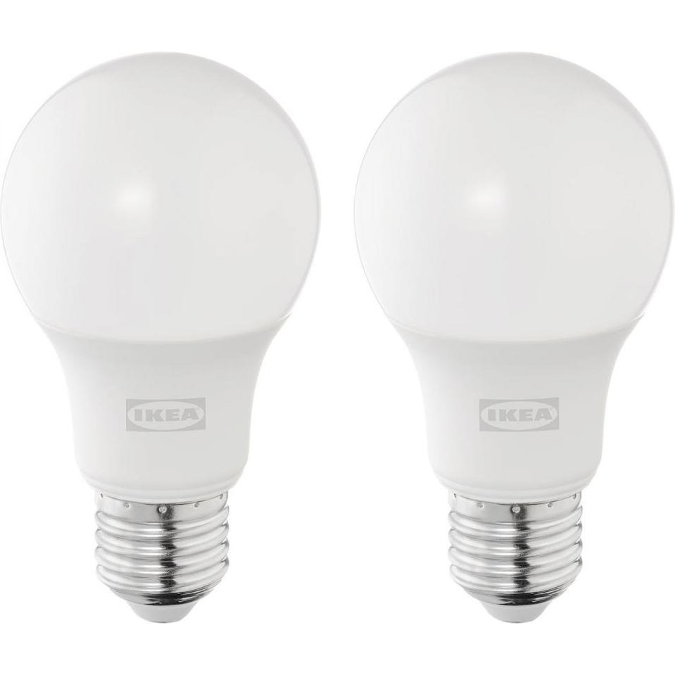 IKEA SOLHETTA LED E27 470Lm 2шт (605.641.38) - зображення 1