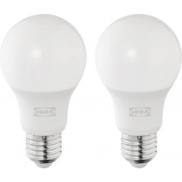   IKEA SOLHETTA LED E27 470Lm 2шт (605.641.38)