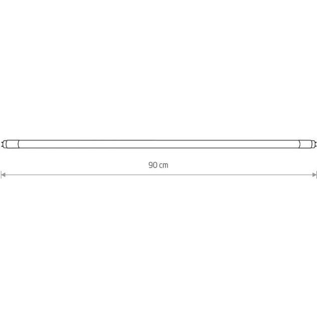 Nowodvorski 7501 Tube T8 1x16W 3000K 2300Lm Transparent - зображення 1