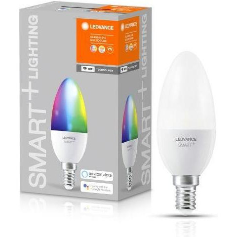 LEDVANCE SMART+ WiFi Candle 5W B39 E14 220V 2700-6500K (4058075485570) - зображення 1