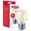 MAXUS LED FIL Clear G45 7W E27 2700K 220V (1-MFM-743) - зображення 1