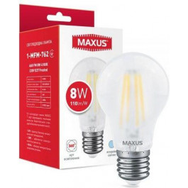   MAXUS LED FIL Frosted A60 8W E27 4100K 220V (1-MFM-762)