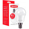 MAXUS LED G45 8W 3000K 220V E14 (1-LED-749) - зображення 2