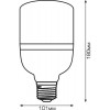 Hopfen LED 30 Вт T100 матова E27 220 В 4200 К (6949677989727) - зображення 2