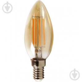   MAXUS LED Filament Amber C37 4W E14 2200K 220V (1-LED-7037)