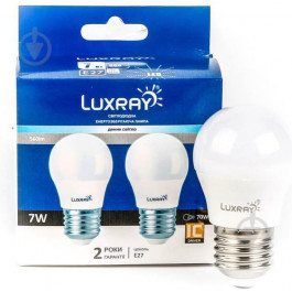   Luxray LED 2 шт/уп. 7W G45 E27 220V 4200K (LXA-442-A45-2707)