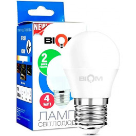   Biom LED BT-544 G45 4W E27 4500К матовая