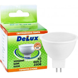   DeLux JCDR 5W 410lm 6000К 220V GU5.3 (90001294)