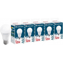   Enerlight LED A60 12W 4100K E27 5 шт (A60E2712SMDNFRR)