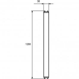   EUROLAMP LED T8 18W 6500K G13 стекло NANO (LED-T8-18W/6500(nano))