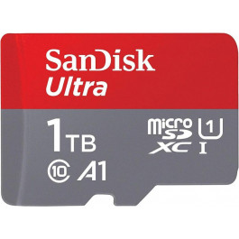   SanDisk 1 TB microSDXC UHS-I U1 V30 A2 Ultra (SDSQUAC-1T00-GN6MA)