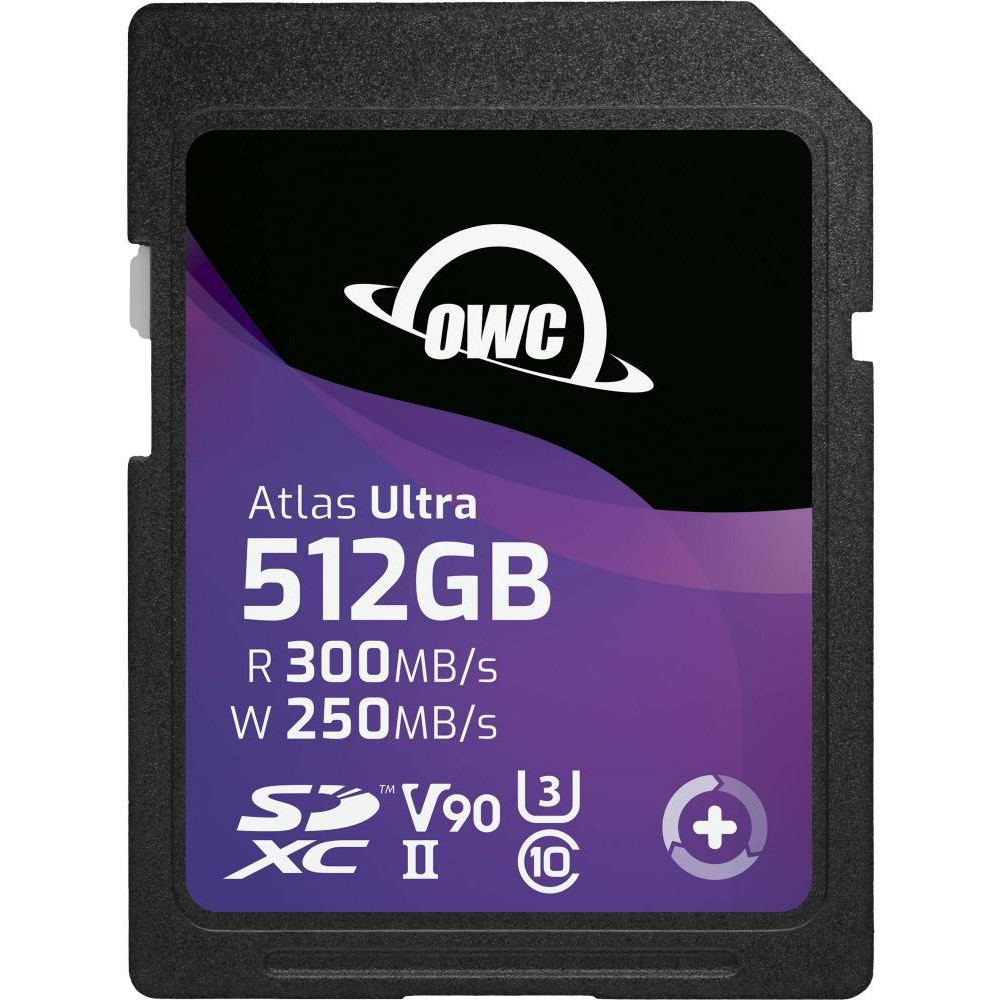 OWC 512GB Atlas ULTRA SDXC UHS-II V90 Media Card (OWCSDV90U0512) - зображення 1