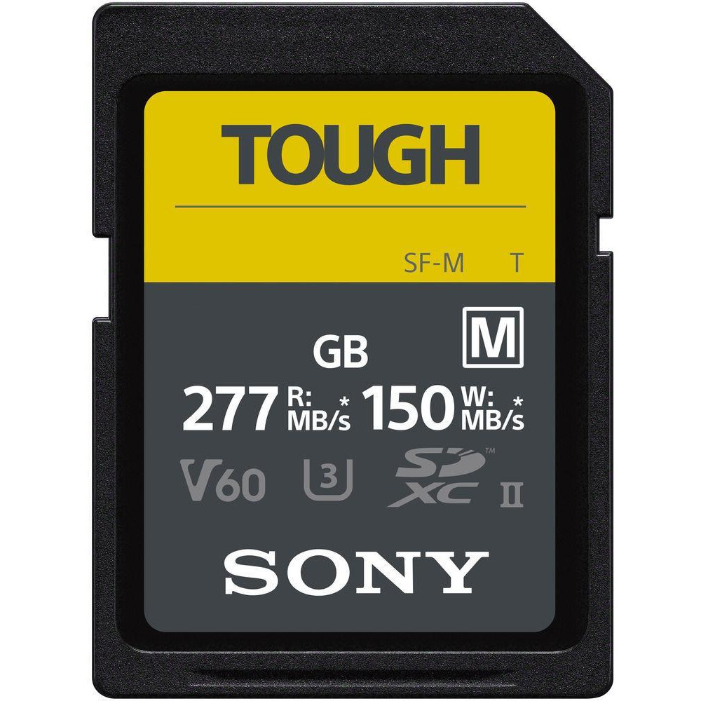 Sony 64 GB SDXC UHS-II U3 V60 TOUGH SFM64T.SYM - зображення 1