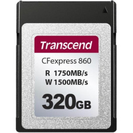   Transcend 320 GB CFexpress 860 Type B NVMe PCIe Gen3 x2 (TS320GCFE860)