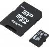 Silicon Power 128 GB microSDXC UHS-I Elite + SD adapter SP128GBSTXBU1V10-SP - зображення 1