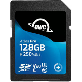   OWC 128GB Atlas Pro SDXC UHS-II V60 Media Card (OWCSDV60P0128)