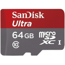   SanDisk 64 GB microSDXC UHS-I Ultra A1 SDSQUA4-064G-GN6MN