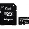 TEAM 32 GB microSDHC Class 10 UHS-I Dash Card + SD Adapter TDUSDH32GUHS03 - зображення 1