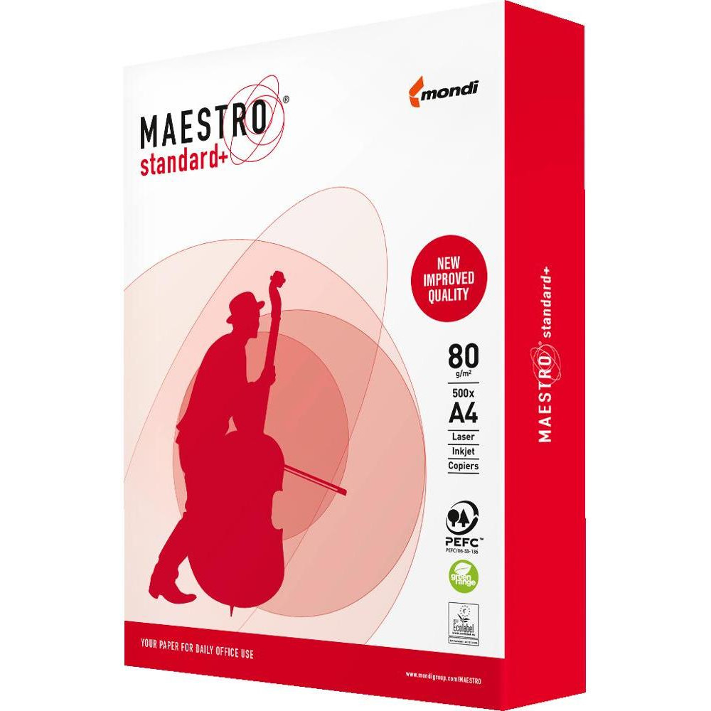 Mondi Maestro A4 Standard+ 80г/м2 500арк (MS.A4.80.ST) - зображення 1