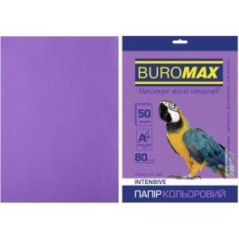   BuroMax А4, 80г/м2, INTENSIV, оранжевый, 50 листов (BM.2721350-11)