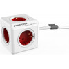 Allocacoc Powercube Extended 1.5m 5р Red (1300RD/DEEXPC) - зображення 1