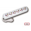 Horoz Electric 6-Gang Socket 6 гн. 16А 3м (200-603-601) - зображення 1