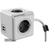 Allocacoc Powercube Extended USB (1406GY/DEEUP) - зображення 1