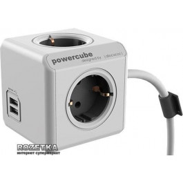   Allocacoc Powercube Extended USB (1406GY/DEEUP)