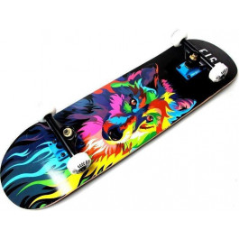   Fish Skateboard Wolf