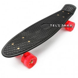   SkateX Penny Classic LED чорний 22" (SKX-P001-BK)