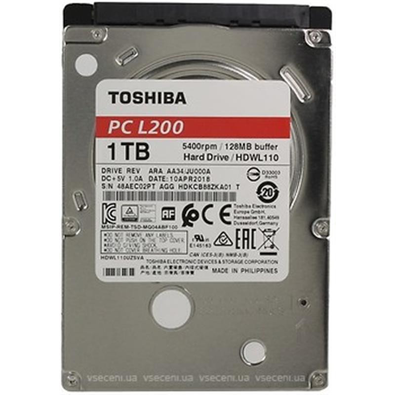 Toshiba L200 1 TB (HDWL110) - зображення 1