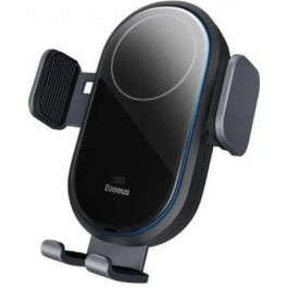   Baseus LightChaser Wireless Charging Electric Car Mount Black (C40355900121-00)