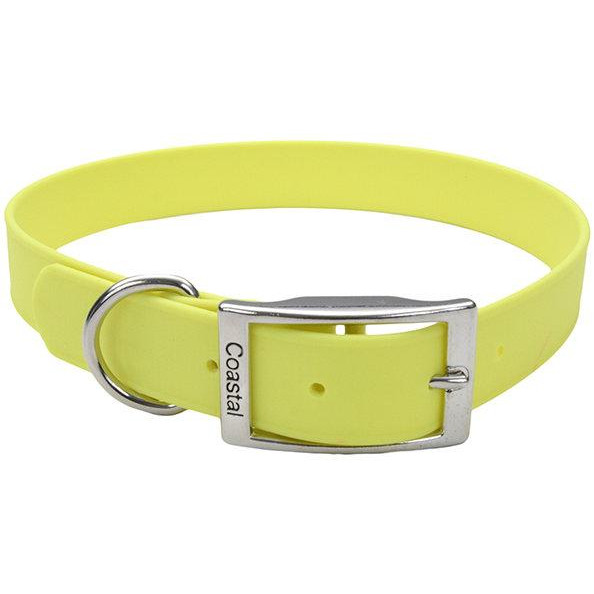 Coastal Нашийник  Fashion Waterproof Dog Collar для собак біотановий жовтий 2.5x61 см (52098) - зображення 1