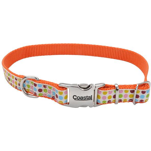 Coastal Нашийник  Pet Attire Ribbon для собак помаранчевий 2.5смx46-66 см (39194) - зображення 1