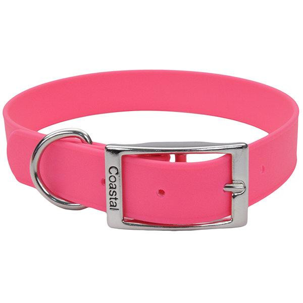 Coastal Нашийник  Fashion Waterproof Dog Collar для собак біотановий рожевий 2.5x61 см (52097) - зображення 1