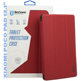   BeCover Чохол-книжка  Smart Case для Xiaomi Poco Pad 12.1" Red Wine (711565)