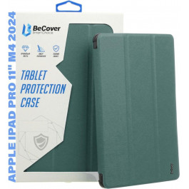   BeCover Чохол-книжка  Smart Case для Apple iPad Pro 11" M4 2024 Dark Green (711623)