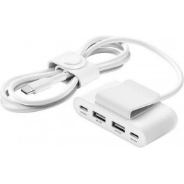   Belkin BoostCharge 2хUSB Type-C to 2хUSB Type-A 2m White (BUZ001BT2MWHB7)