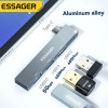 Essager 3-in-1 USB-C Hub Gray (EHBC03-FY0G-P) - зображення 2